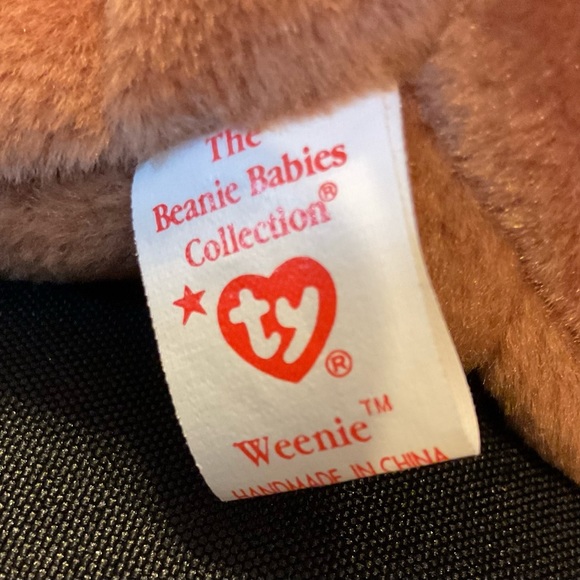 Ty Weenie beanie baby 🐕 dog - Picture 7 of 8